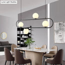 GobekUsa Minimalist Metal Island Light with Milk Glass Shade