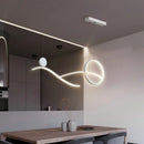 GobekUsa Minimalist Metal LED Hanging Light for Dining Room and Kitchen Island