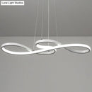 GobekUsa Minimalist Metal LED Island Light with Musical Notes Design for Dining Room