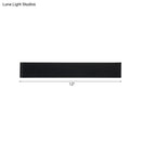 GobekUsa Minimalist Metal LED Rectangle Wall Light in Black/Silver, Warm/White Lighting - 6"/10" Dia. - Living Room Wall Washer Lamp