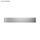 GobekUsa Minimalist Metal LED Rectangle Wall Light in Black/Silver, Warm/White Lighting - 6"/10" Dia. - Living Room Wall Washer Lamp