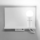 GobekUsa Minimalist Metal Wall Light with Supporter - Ideal for Study