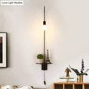 GobekUsa Minimalist Metallic Gooseneck Wall Sconce with Bulb - Black/White/Gold Lighting Fixture