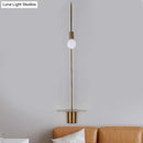 GobekUsa Minimalist Metallic Gooseneck Wall Sconce with Bulb - Black/White/Gold Lighting Fixture