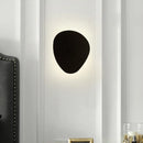 GobekUsa Minimalist Metallic Triangle Wall Sconce - 8.5"/10.5" Wide LED Black Lamp for Corridor
