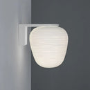 GobekUsa Ribbed Glass Sconce: Simple 1-Light Wall Mounted Lighting in Milky White