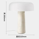 GobekUsa Cream Marble Table Lamp: Modern LED Bedroom Lighting Fixture
