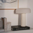 GobekUsa Cream Marble Table Lamp: Modern LED Bedroom Lighting Fixture