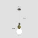 GobekUsa Cream Style Modern Minimalist Nordic Pendant Light for Master Bedroom