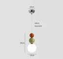 GobekUsa Cream Style Modern Minimalist Nordic Pendant Light for Master Bedroom