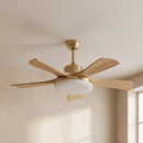 Minimalist Nordic Wooden Ceiling Fan Light