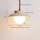 GobekUsa Creative Stone LED Pendant Light Yellow Travertine Nordic Minimalism Hanging Lamp