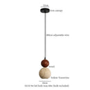 GobekUsa Creative Stone LED Pendant Light Yellow Travertine Nordic Minimalism Hanging Lamp