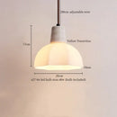 GobekUsa Creative Stone LED Pendant Light Yellow Travertine Nordic Minimalism Hanging Lamp