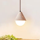 GobekUsa Creative Stone LED Pendant Light Yellow Travertine Nordic Minimalism Hanging Lamp