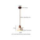 GobekUsa Creative Stone LED Pendant Light Yellow Travertine Nordic Minimalism Hanging Lamp