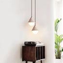 GobekUsa Creative Stone LED Pendant Light Yellow Travertine Nordic Minimalism Hanging Lamp
