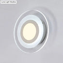 GobekUsa Modern LED Wall Sconce - Triangle/Round/Square Design - Warm/White Light - Acrylic Simplicity