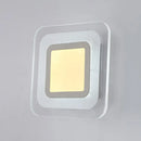 GobekUsa Modern LED Wall Sconce - Triangle/Round/Square Design - Warm/White Light - Acrylic Simplicity