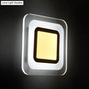 GobekUsa Modern LED Wall Sconce - Triangle/Round/Square Design - Warm/White Light - Acrylic Simplicity