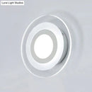 GobekUsa Modern LED Wall Sconce - Triangle/Round/Square Design - Warm/White Light - Acrylic Simplicity