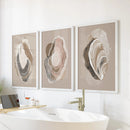 Vintage Oyster Shell Sketch. Minimalist Coastal Wall Art Set by Wall Art Set