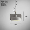 GobekUsa Cement Pendant Lamp Retro Lights