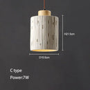 GobekUsa Concrete High Pendant Chandelier for Bedroom, Restaurant, and Bar