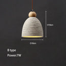 GobekUsa Concrete High Pendant Chandelier for Bedroom, Restaurant, and Bar