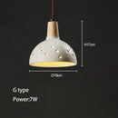 GobekUsa Concrete High Pendant Chandelier for Bedroom, Restaurant, and Bar