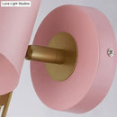 GobekUsa Minimalistic Metallic Cylinder Wall Mount Sconce - 5" Width - 1 Light - Black/Pink/Yellow/Blue - Ideal for Corridors