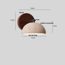 GobekUsa Iron Yellow Travertine LED Wall Sconce for Bedroom, Bathroom, Mirror Light
