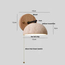 GobekUsa Iron Yellow Travertine LED Wall Sconce for Bedroom, Bathroom, Mirror Light
