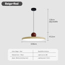 GobekUsa Cream Iron Art Chandelier LED Pendant Light for Bedroom Living Room