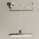GobekUsa Cream Iron Art Chandelier LED Pendant Light for Bedroom Living Room