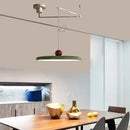 GobekUsa Cream Iron Art Chandelier LED Pendant Light for Bedroom Living Room