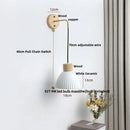 GobekUsa Ceramic LED Wall Lamp Modern Wood Decor Stair Light Fixtures