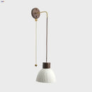 GobekUsa Ceramic LED Wall Lamp Modern Wood Decor Stair Light Fixtures