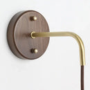 GobekUsa Ceramic LED Wall Lamp Modern Wood Decor Stair Light Fixtures