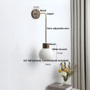 GobekUsa Ceramic LED Wall Lamp Modern Wood Decor Stair Light Fixtures