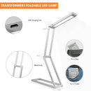 GobekUsa Dimmable LED Desk Lamp - Portable, Foldable, USB Charging, Energy Saving for Study & Work