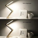 GobekUsa Dimmable LED Desk Lamp - Portable, Foldable, USB Charging, Energy Saving for Study & Work