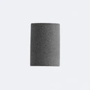 GobekUsa Minimalistic LED Wall Light: Half Cylinder Living Room Sconce with Cement Fixture