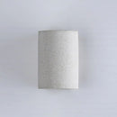 GobekUsa Minimalistic LED Wall Light: Half Cylinder Living Room Sconce with Cement Fixture