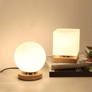 GobekUsa Glass Ball Table Lamp: Creative Warm Night Lighting for Bedroom Decor