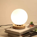 GobekUsa Glass Ball Table Lamp: Creative Warm Night Lighting for Bedroom Decor