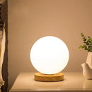 GobekUsa Glass Ball Table Lamp: Creative Warm Night Lighting for Bedroom Decor