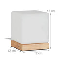 GobekUsa Glass Ball Table Lamp: Creative Warm Night Lighting for Bedroom Decor