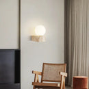 GobekUsa Glass Lampshade Wall Lights Square Spotlights for Bedroom Decor