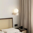GobekUsa Glass Lampshade Wall Lights Square Spotlights for Bedroom Decor
